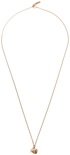 Camellia Flower Necklace In Gold