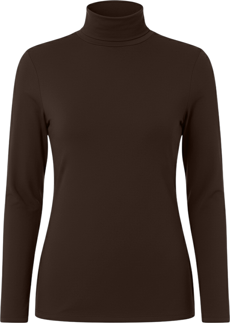 Women's Long-Sleeve Mock-Neck Top