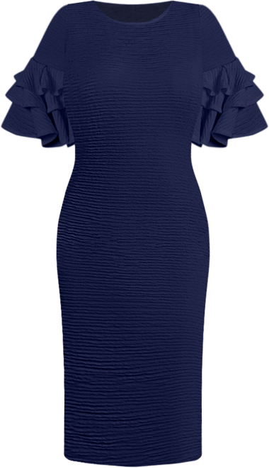 Bolero Sleeve Body Con Dress