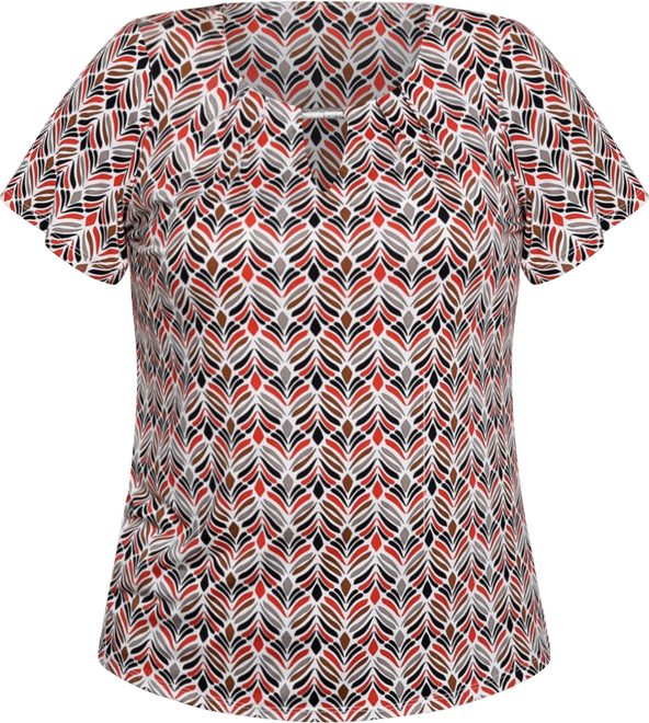 Short Sleeve Top with Hardware