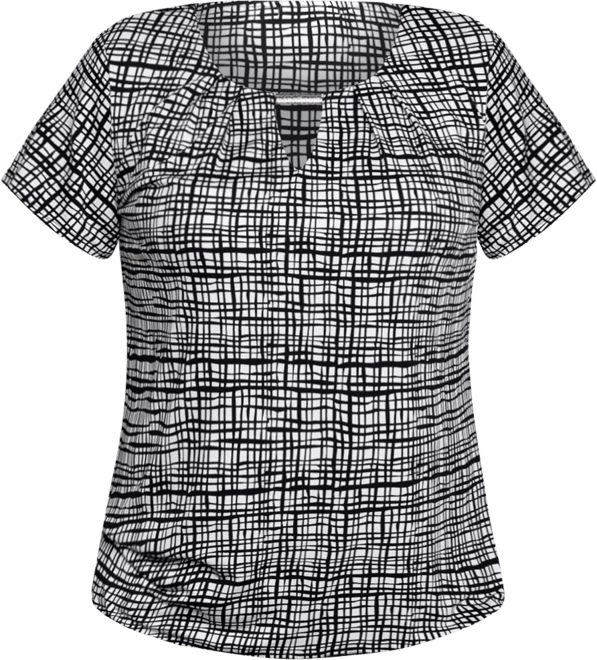 Short Sleeve Top with Hardware