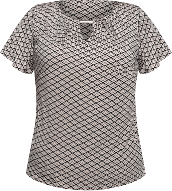 Short Sleeve Top with Hardware