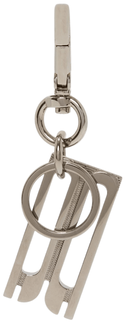 Charm Keyring In Silver