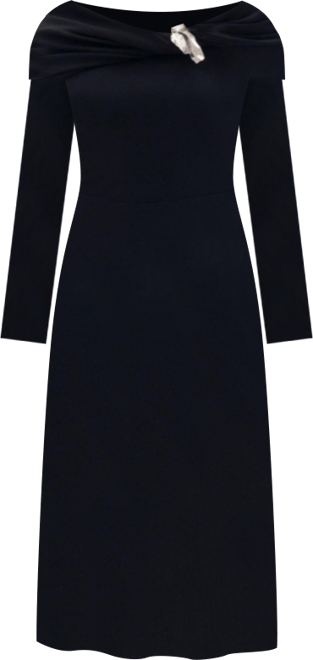 Women's One-Shoulder Midi Dress