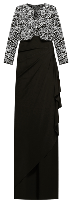 Petite Empire-Waist Gown & Bolero Jacket