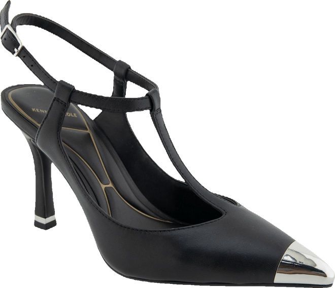 Women's Romi Cap Toe T-Strap Pumps