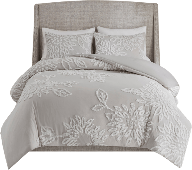 Veronica Floral Tufted 3-Pc. Comforter Set, King/California King