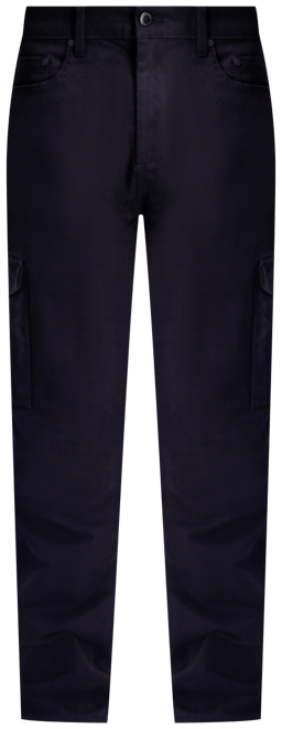 Men's Peached Slim-Fit Cargo Pants