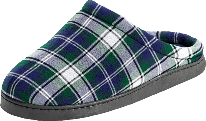 Men's Big & Tall Fleece Clog Slippers