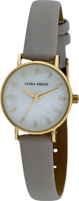 Women's Mini Slim Clean Gray Polyurethane Strap Watch 26mm