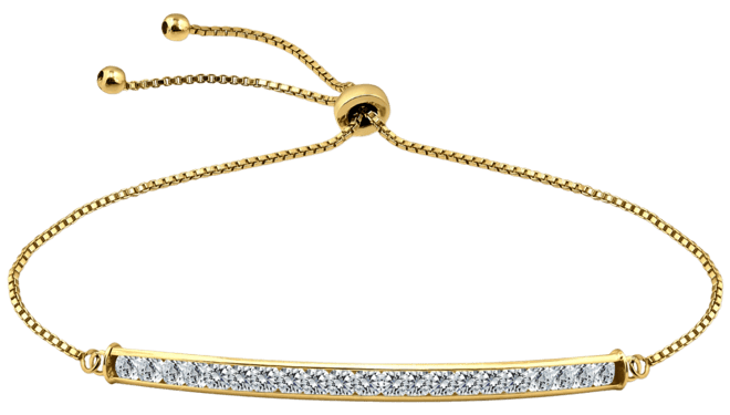 Cubic Zirconia Bar Bolo Bracelet, Created for Macy's