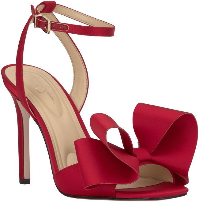 Women's Olivine Bow High-Heel Stiletto Dress Sandals