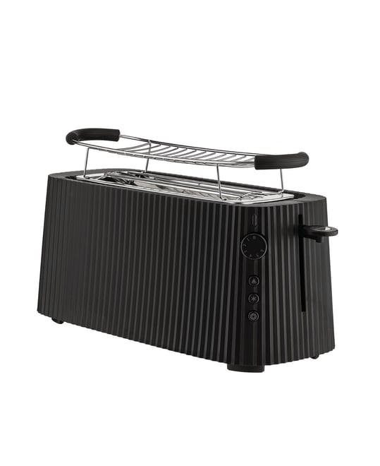 Plisse 4 Slice Toaster with Warming Rack