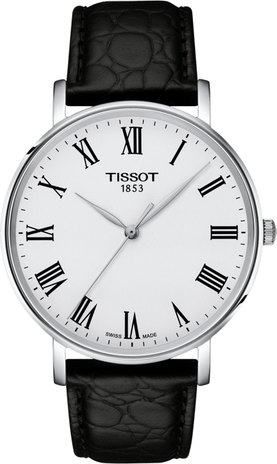 Tissot mens watch black discount