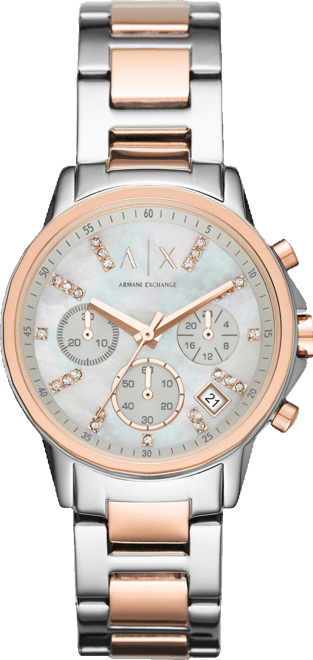 Women's Chronograph Two-Tone Stainless Steel Watch 36mm