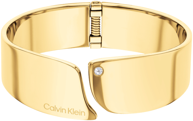 Stainless Steel Pave Cuff Bracelet