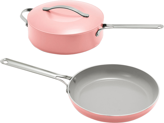 GreenPan Nova Ceramic Non-Stick 3-pc. Cookware Set, Color: Coral