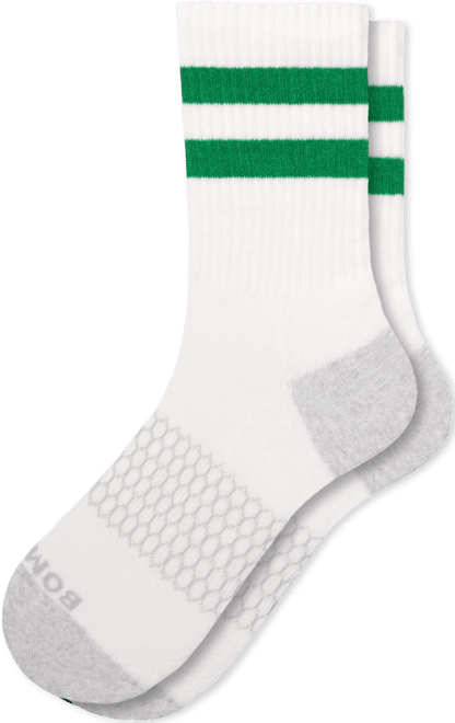 Bombas Solid Vintage Stripes Half Calf Socks