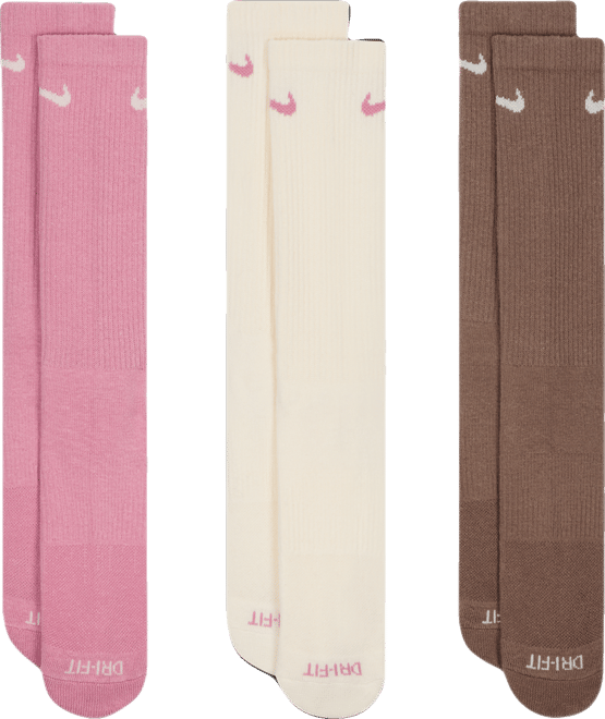 Nike Everyday Plus Cushioned Klasyczne skarpety treningowe (3 pary)