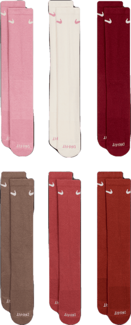 Nike Everyday Plus Cushioned Klasyczne skarpety treningowe (6 par)