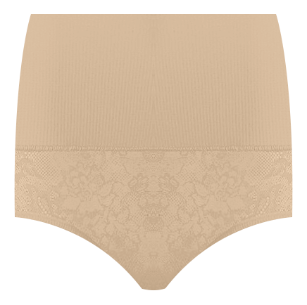 Maidenform Tame Your Tummy Brief (DM0051) Nude 1/Transparent, M at   Women's Clothing store