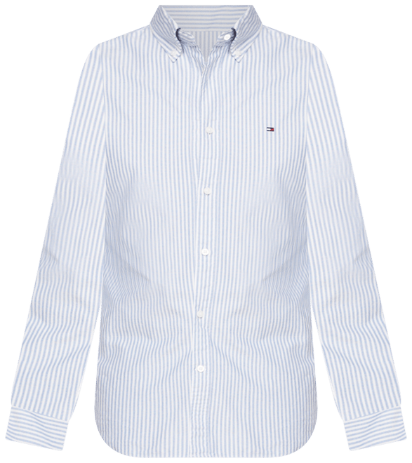 Men's Regular-Fit Striped Heritage Oxford Long-Sleeve Shirt