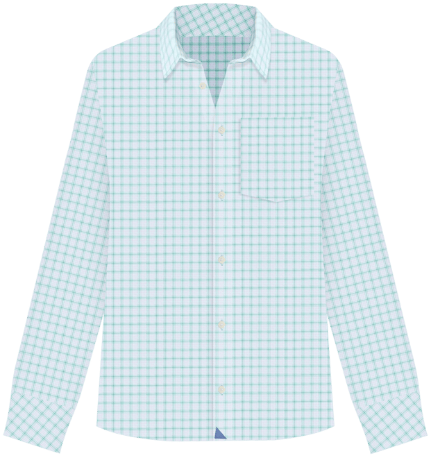 Men's Slim Fit Wrinkle-Free Performance Wells Button Up Shirt