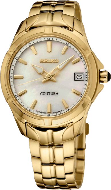Women's Coutura Gold-Tone Stainless Steel Bracelet Watch 34mm