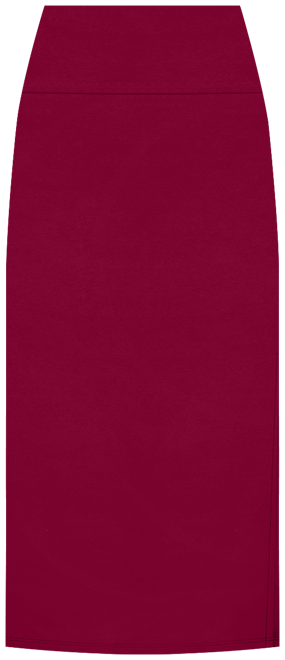 Plus Size Versatile Elastic Waist Maxi Skirt