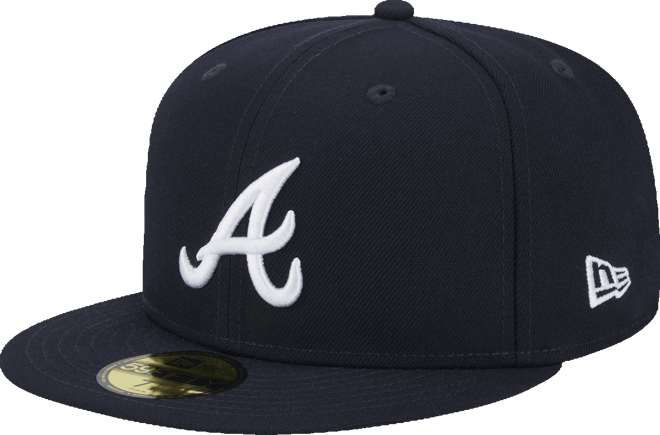 New Era Braves 5950 Evergreen Side Patch Fitted Hat | Foot