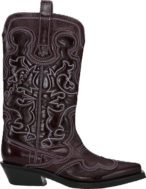 Maroon cowgirl boots sales