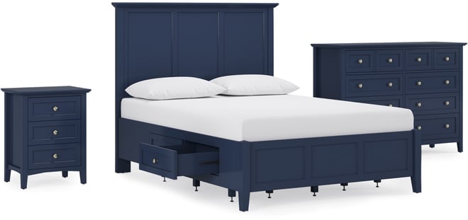 Hedworth King Storage 3-Pc. Set (Bed, Dresser & Nightstand)