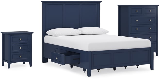 Hedworth King Storage 3-Pc. Set (Bed, Chest & Nightstand)