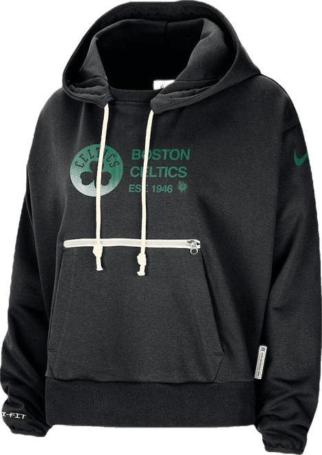 Women's Black Boston Celtics Courtside Standard Issue Performance Pullover Hoodie