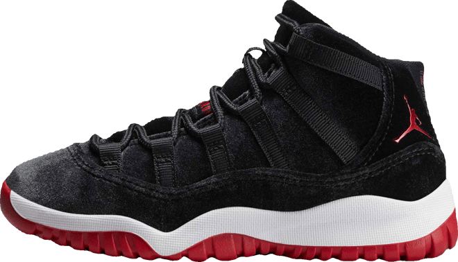 Jordan 11 Retro "Bred Velvet" Little Kids' Shoes