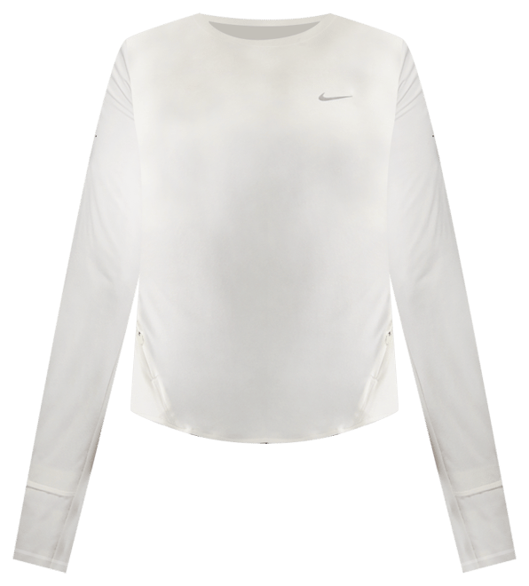 Nike Swift Langærmet Dri-FIT UV-løbetrøje med rund hals til kvinder