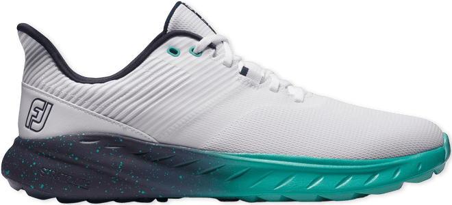 FootJoy Flex Energy Golf Shoes White/Indigo/Lagoon 56291