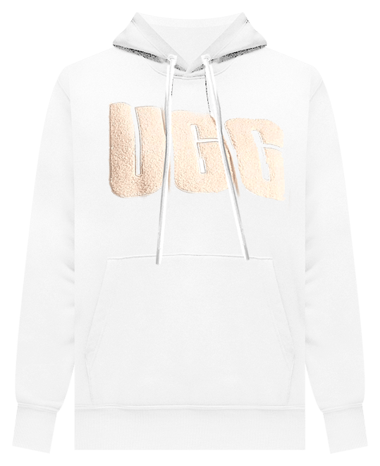 Women's UGG Rey UGGfluff Logo Hoodie | JD Sports