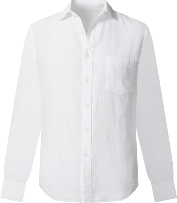 Rodd Gunn Men's Coromandel Linen Long Sleeve Slim Fit Shirt