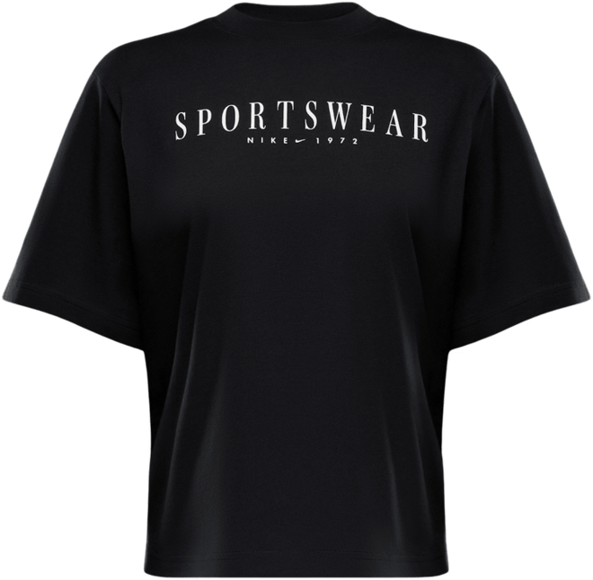 Nike Sportswear Playera de corte cuadrado para mujer