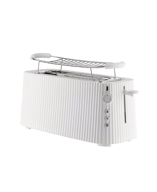 Plisse 4 Slice Toaster with Warming Rack