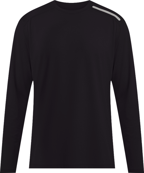 Men's Upf 50+ Sun Protective Long Sleeve Jet Tee
