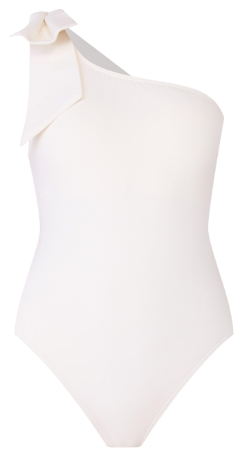 Kate Spade Women's One-Shoulder Bow-Tie Swimsuit