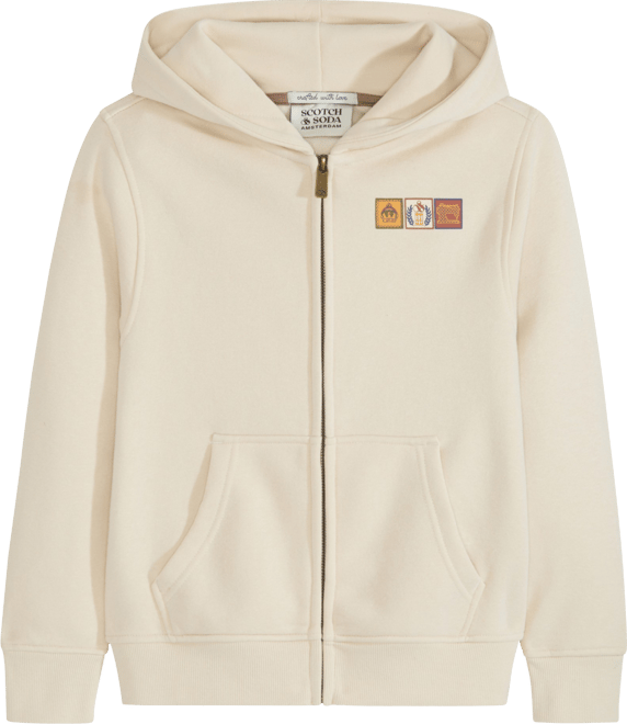 Big Boys Graphic Fleece Zip Up Hoodie