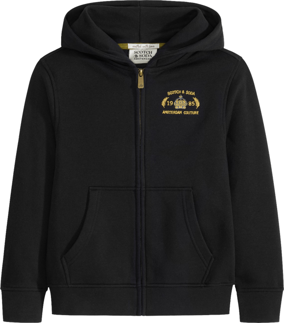 Big Boys Graphic Fleece Zip Up Hoodie