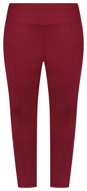 Plus Size Ankle Leggings with Side Pocket