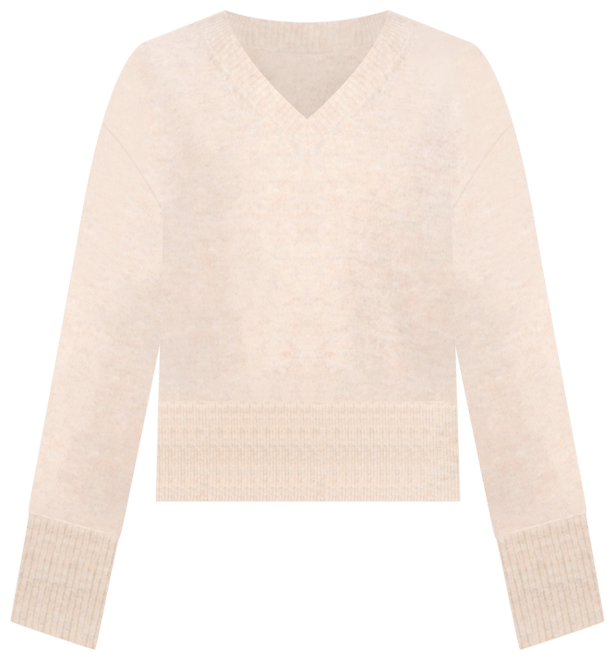 Women's Long Sleeve V-Neck Sweater