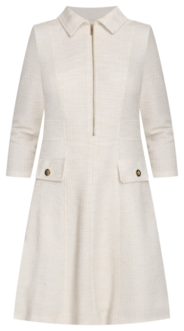 Petite Sparkle Boucle Shift Dress