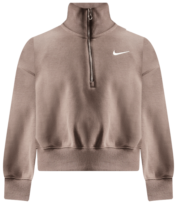 Nike Sportswear Phoenix Fleece Sudadera corta con cremallera de 1/4 - Mujer