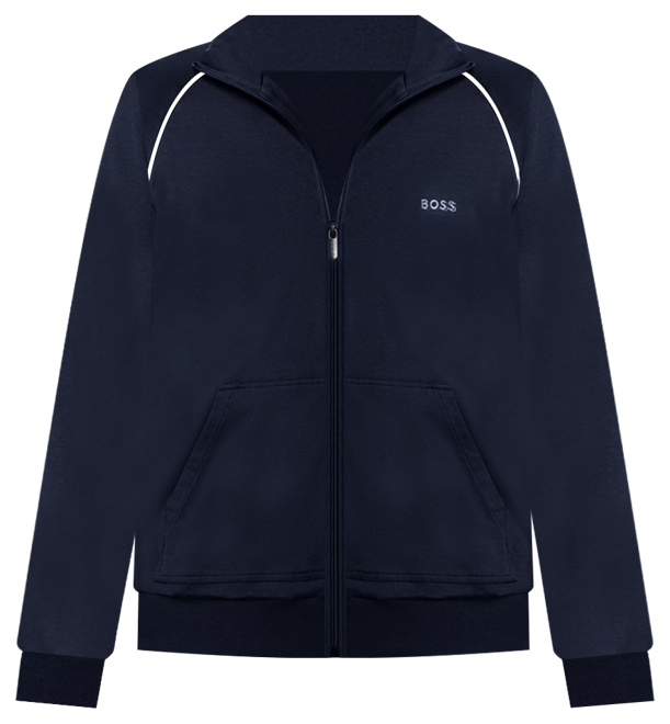 Hugo Boss BOSS Mix & Match Cotton Blend Full Zip Jacket